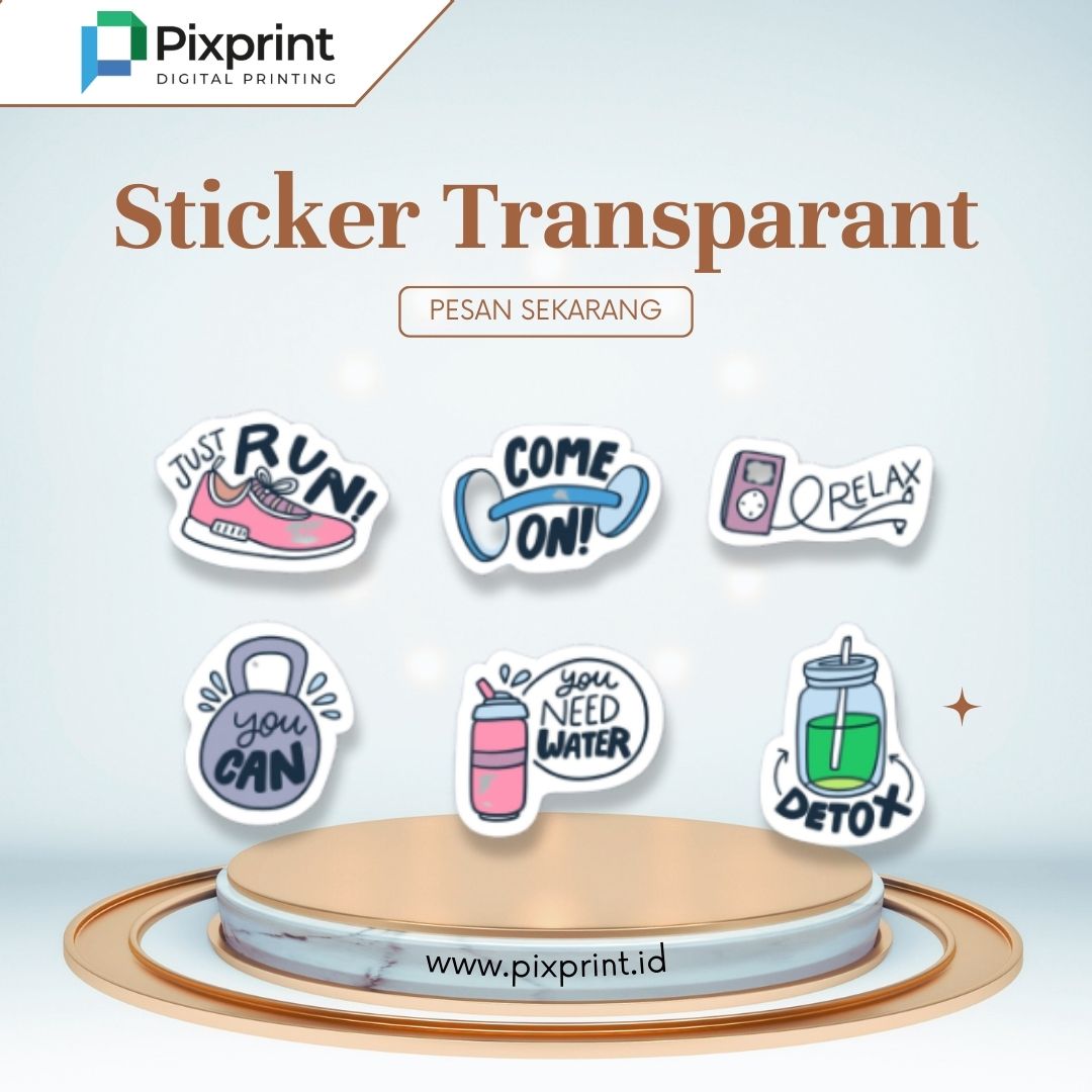 Sticker Transparan